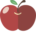 Apple Part 2 SVG Icon